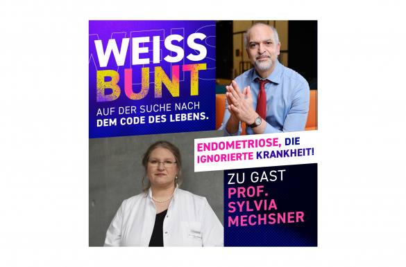 Titelbild Podcast Weissbunt mit Prof. Mechsner.